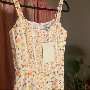 SABO NWT Sole Dress - Floral Corset Mini Dress